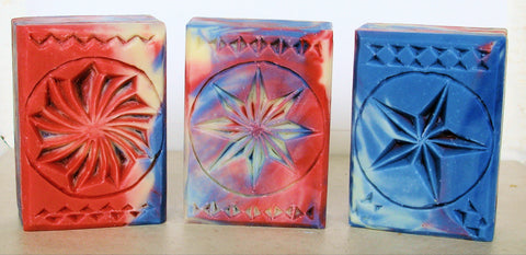 4th of July Carved Soap