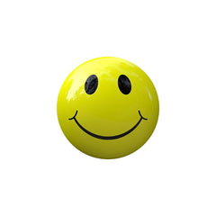 Round yellow ball with smiley face