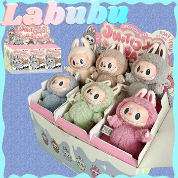 🧸 Figurine Labubu Enamel 17 cm – Monstre Kawaii & Déco Pop - SiriuS