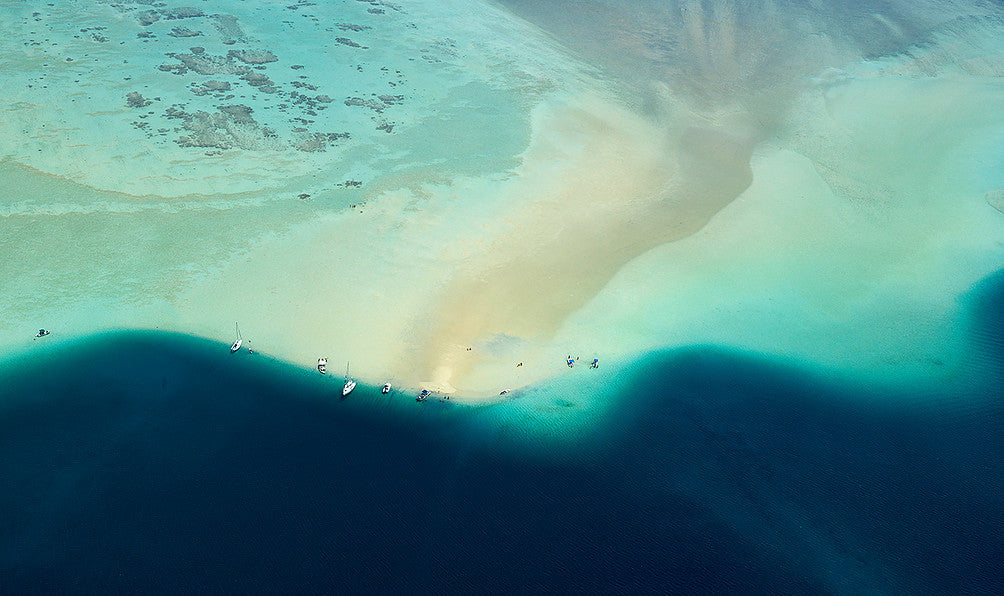 Kaneohe Sandbar III artwork by Joshua Jensen-Nagle presented by Bau-Xi Gallery