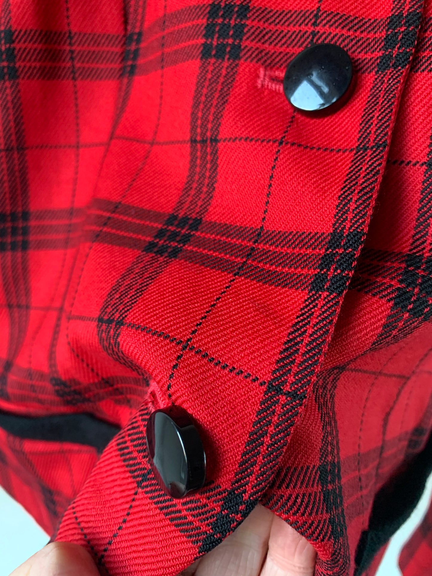 Vintage 80s Red Plaid Jacket