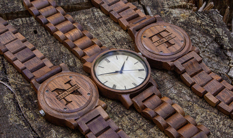 men’s wooden watches,  wood watches for men, mens wood watches, engraved wooden watches, personalized watches, engraved gifts