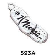 #1 Nurse Band-Aid Charm Sterling Silver .925 Charm for charm bracelets, earrings or chains - Fine Gifts La Bella Basket Company
