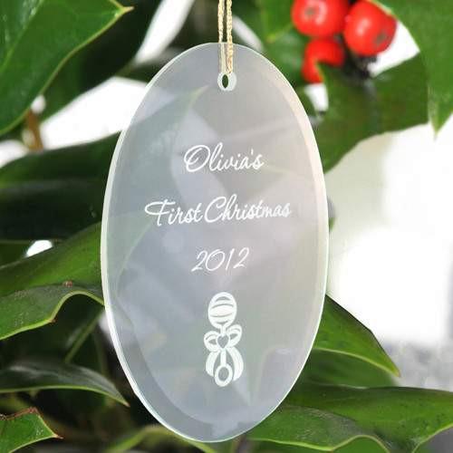 Glass Ornament - Oval Shaped - Fine Gifts La Bella Basket Company