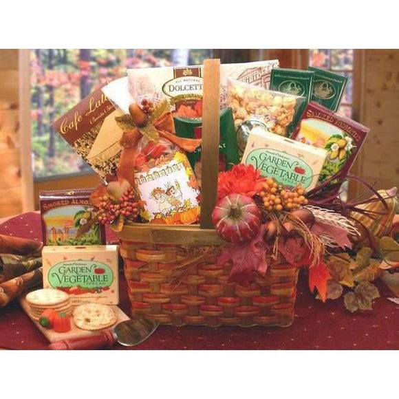 Harvest Blessings Gourmet Fall Gift Basket - Fine Gifts La Bella Basket Company