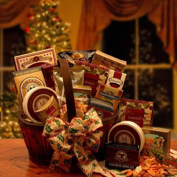  The Holiday Butler Gourmet  A unique and luxurious holiday gift basket is a dramatic way to share your taste and appreciation to clients, co-workers, friends and family. 