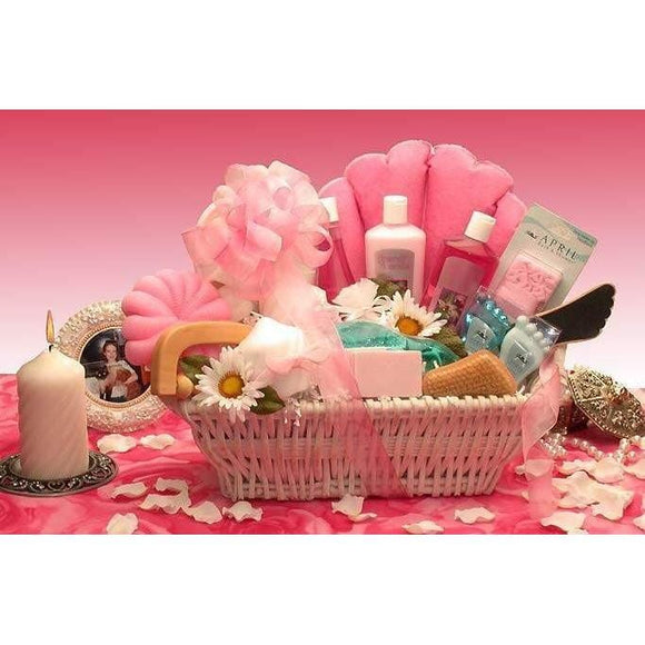 Ultimate Relax Spa  The Ultimate Spa gift basket gifts your lady with everything she needs for a luxurious bath and spa treat!