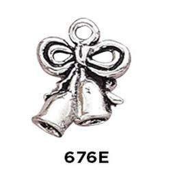 Wedding Bells Charm Sterling Silver .925 - Fine Gifts La Bella Basket Company
