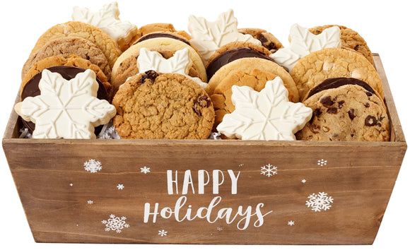 HOLIDAY WOODEN COOKIE TRAY