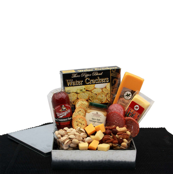 Gourmet Sausage and Cheese Snack Sampler