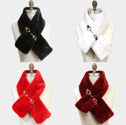 Stylish Faux Fur Scarf in 4 colors