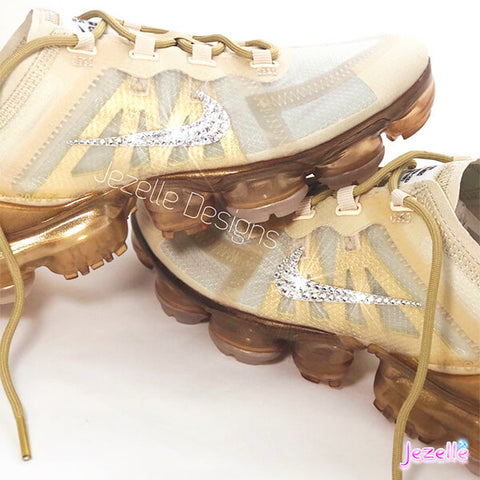 Blinged Out Gold Nike Air Vapormax 2019