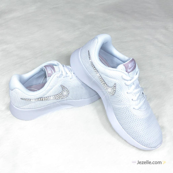 Swarovski Nike Tanjun Shoes (White 