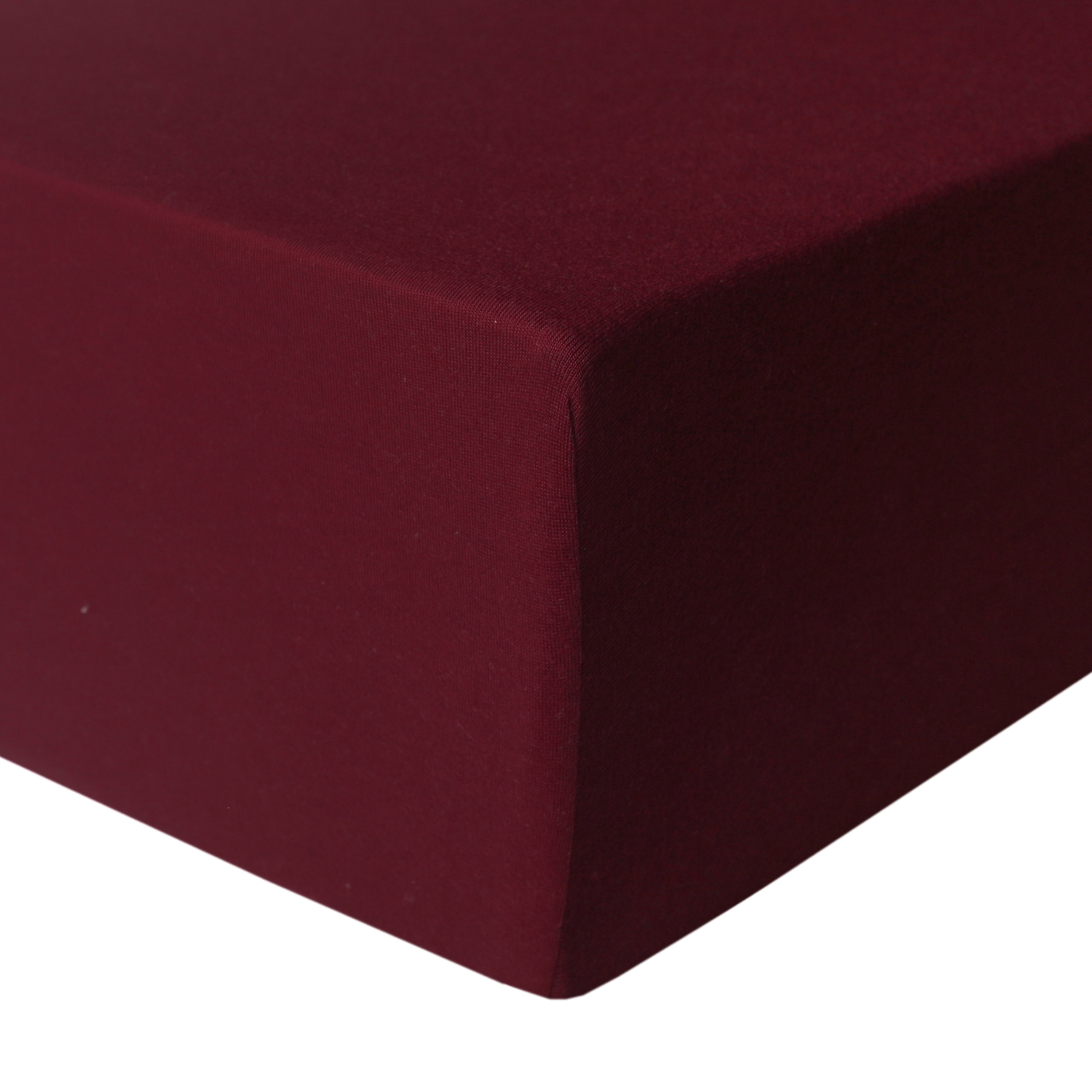 Premium Knit Fitted Crib Sheet Ruby Copper Pearl