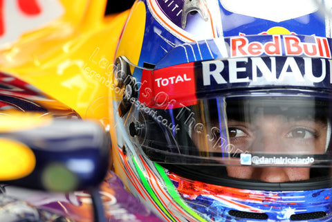 Formula 1 Print - Canadian GP Daniel Ricciardo AUS Red Bull Racing RB11 Friday 5th June 2015 Montreal Canada - Legends Of The Sport