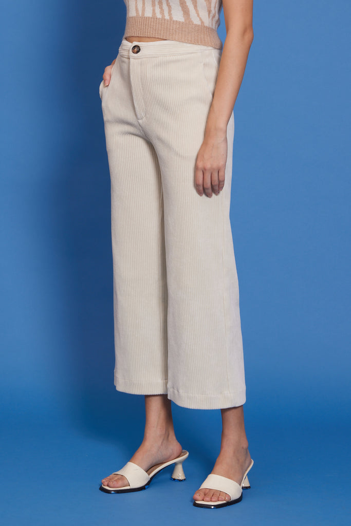 Lucy Paris - Bruna Pant - Cream | Lucy Paris