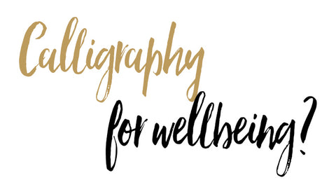 Calligraphy 'can combat anxiety and improve wellbeing' a study finds –  PenmanDirect