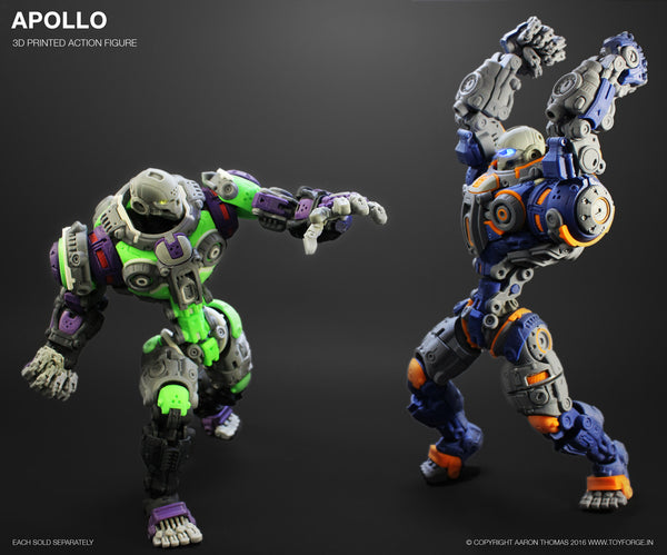 Apollo 3D Printed Action Figure (Assembled) – Toy Forge