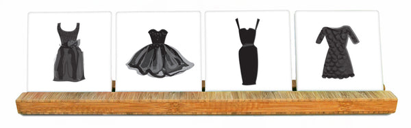 Little Black Dress Coaster Set