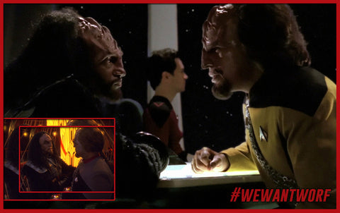 NATIONAL BROTHERS AND SISTERS DAY STAR TREK TNG WORF AND KURN KLINGON BROTHERS