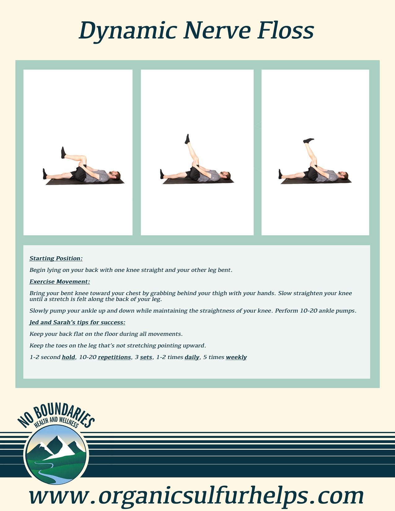 Dynamic Nerve Floss Exercise