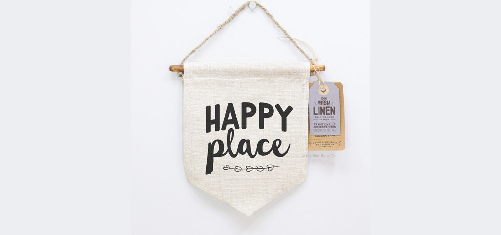 Happy Place Wall Pennant