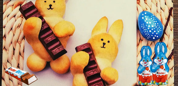 Easter Bunnies with Kinder Chocolate - Chocolate & More Delights