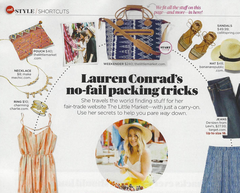 Redbook Magazine Lauren Conrad The Little Market