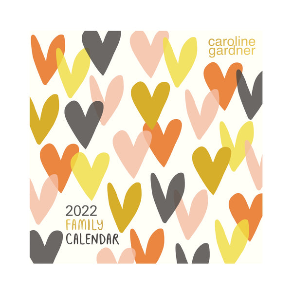 2022 Caroline Gardner Hearts Calendar | Paper Tiger