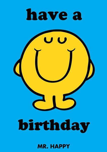 Mr Men Have a Happy Birthday Card | Paper Tiger