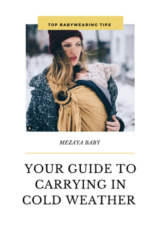 Cold weather baby wearing tips