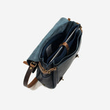 Bleu de Chauffe - Postman Eclair Bag Navy Medium - Personal Accessories - Bag - Messenger - Modern Anthology-