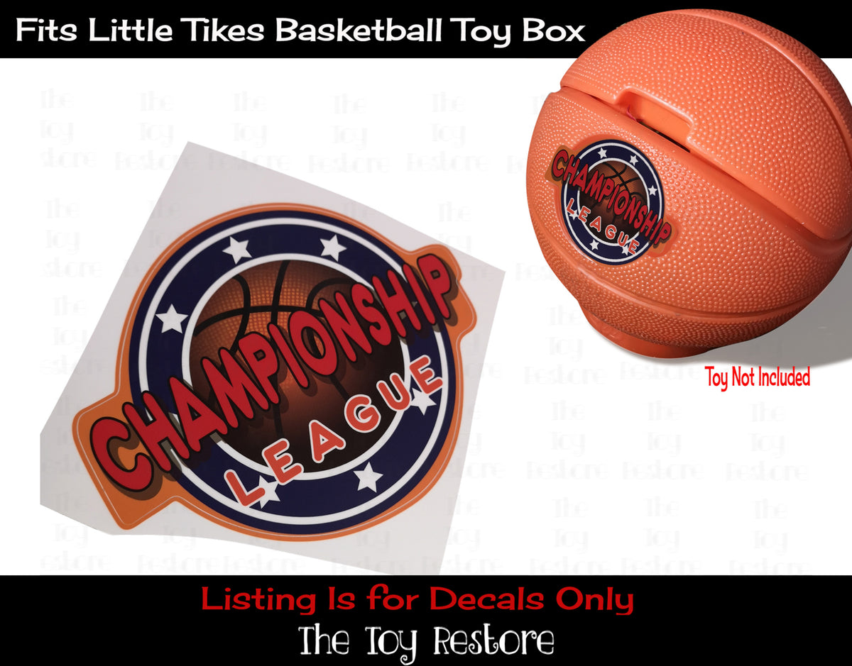 little tikes basketball toy box