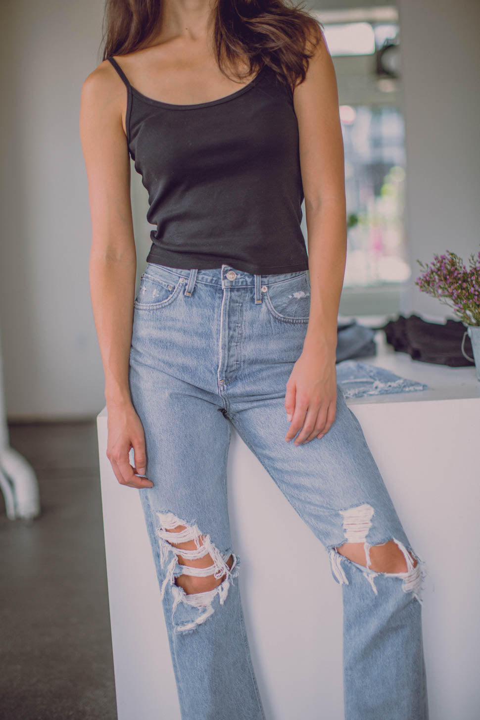 Review + Outfit Ideas: Agolde 90s Mid Rise Loose Fit Jeans - Michelle  Tomczak