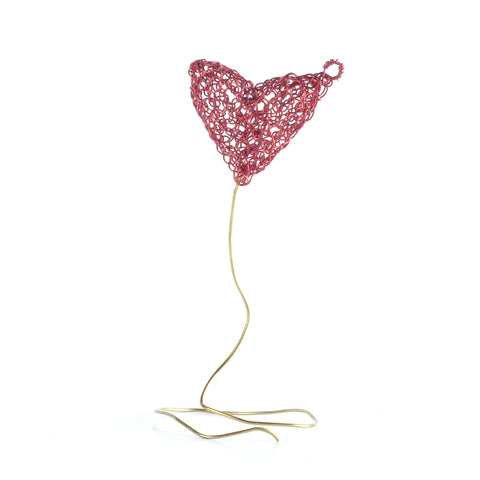 Heart Wire Crochet Jewelry Gift