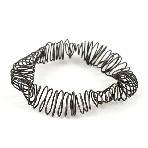 black wire bracelet by YoolaDesign 