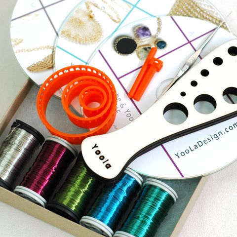 Jewelry DIY gift box WIre Crochet