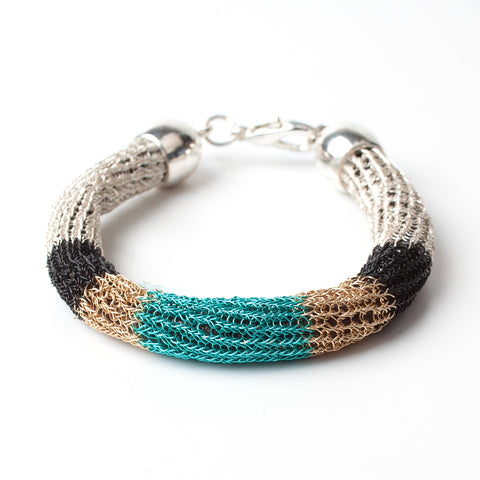 wire crochet bangle
