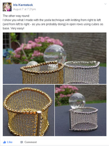 wire crochet bracelet 