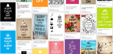 keep calm pinterest board