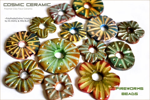 faux ceramic beads 