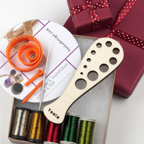gift box DIY wire crochet jewelry