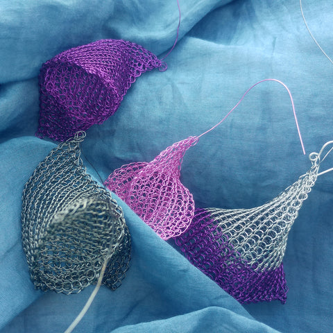 wire crochet inspired by the sea - Yooladesign