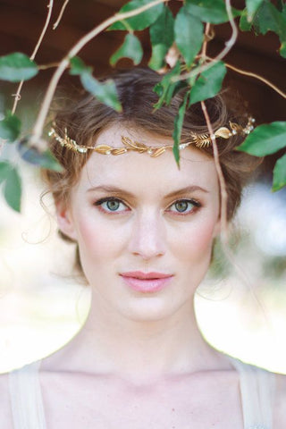 wedding floral crown