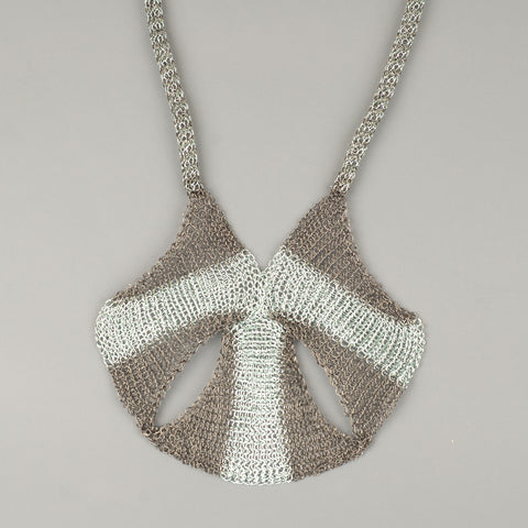 Wire crochet statement necklace - Yooladesign