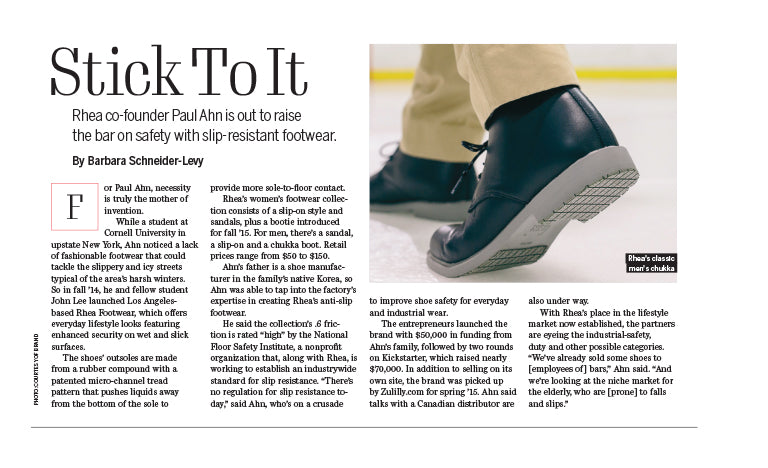 Footwear News October Issue Rhea Footwear