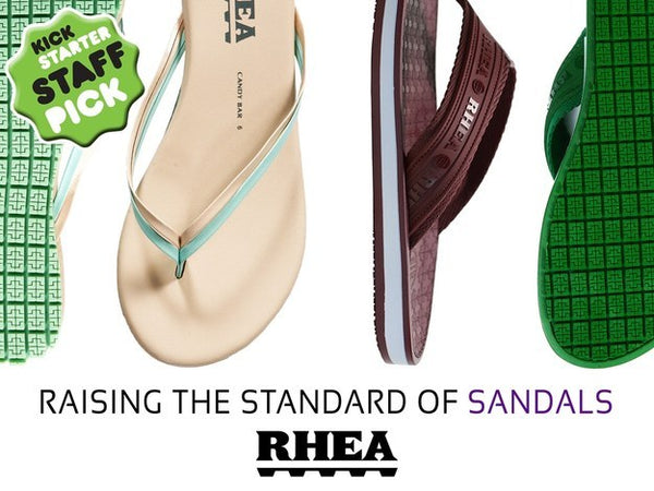 kickstarter_rhea_sandals_flipflops_slipresistant_green_burgundy_brown