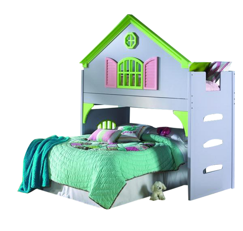 Dollhouse Loft Bed for Girls