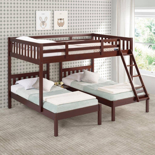 triple twin bunk bed