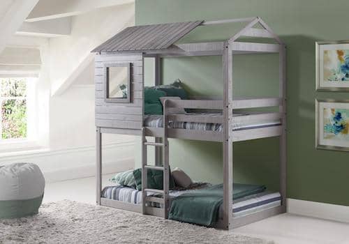 kids house loft bed